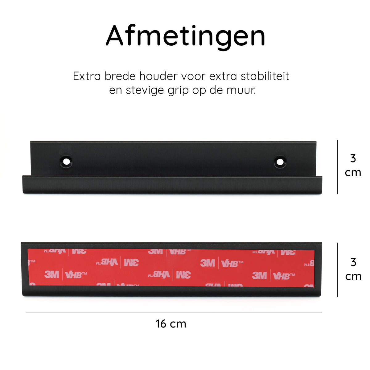 LP houder aan de muur