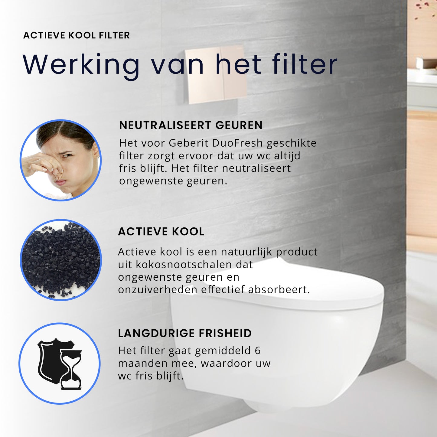 Filter voor Geberit Mera / Tuma (2 STUKS)