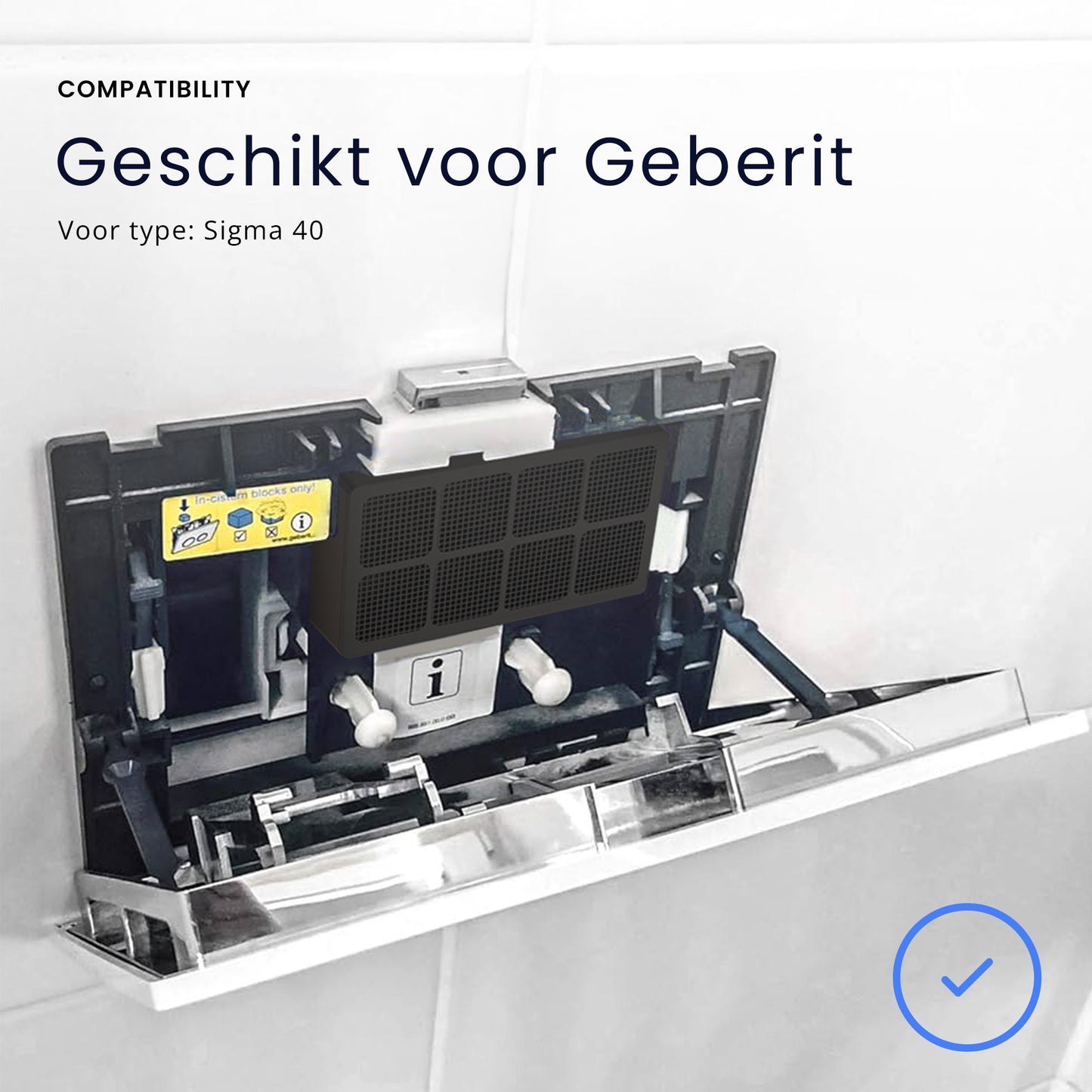 Filter voor Geberit Sigma 40