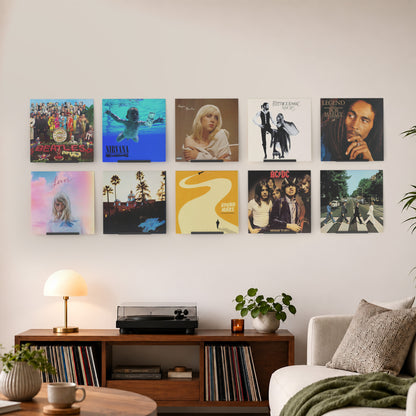 LP houder aan de muur