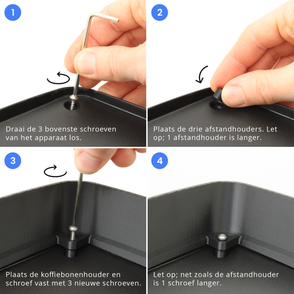 Koffiebonenhouder voor Philips EP